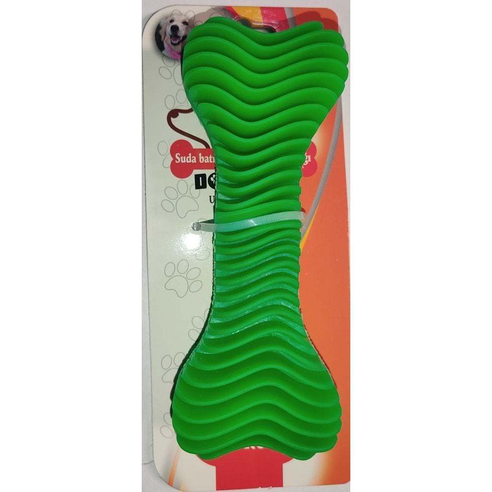 Köpek Oyuncağı Plastik Kemik Tartal Giderici Büyük 18 Cm