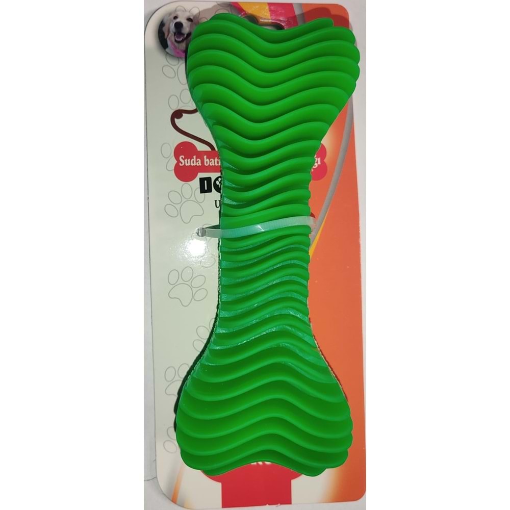 Köpek Oyuncağı Plastik Kemik Tartal Giderici Orta 16 Cm