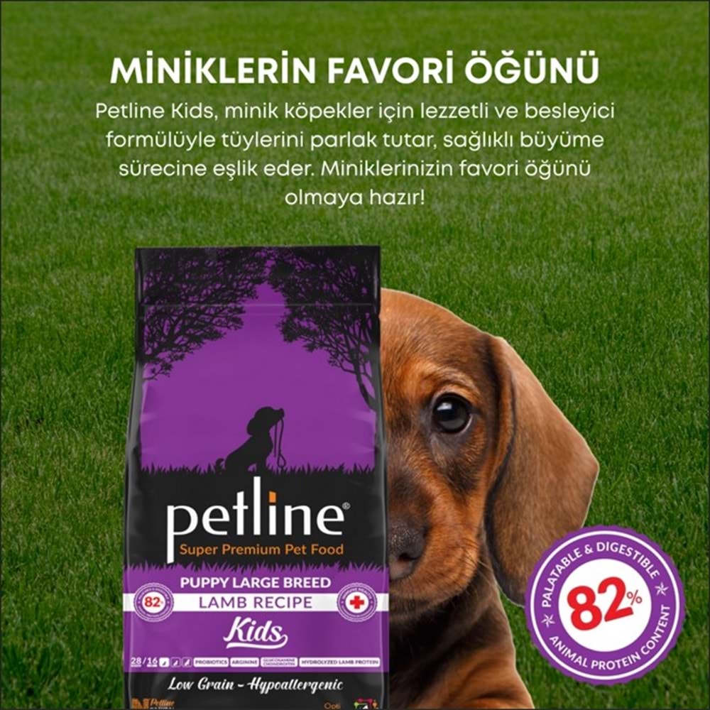 Petline S. P. Yavru Köpek Maması Kuzu Etli 3 Kg Kids