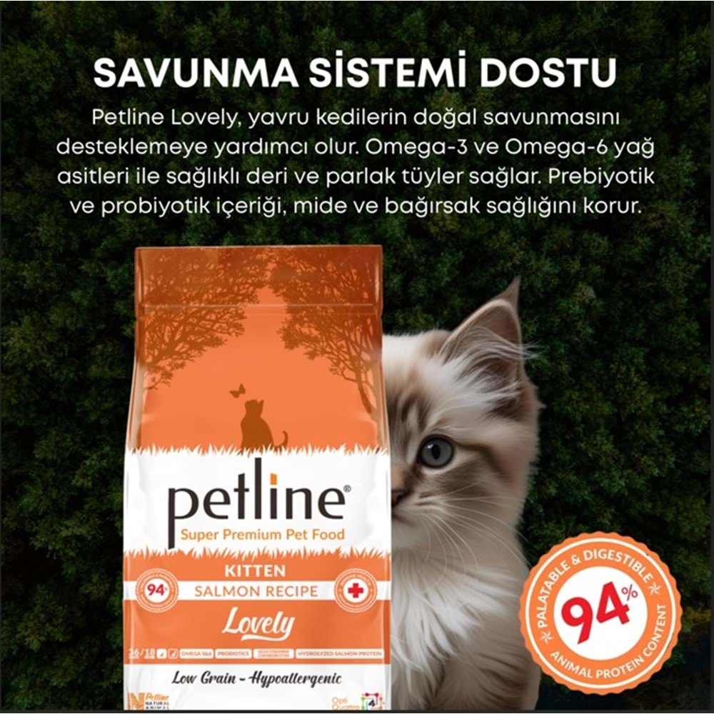 Petline S. P. Yavru Kedi Maması Kitten Somonlu 10 Kg Lovely