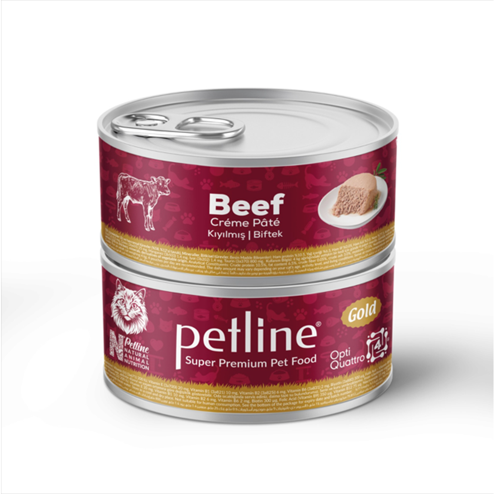 P. S. P. Yetişkin Kedi Konservesi Biftek 85 Gr Pate