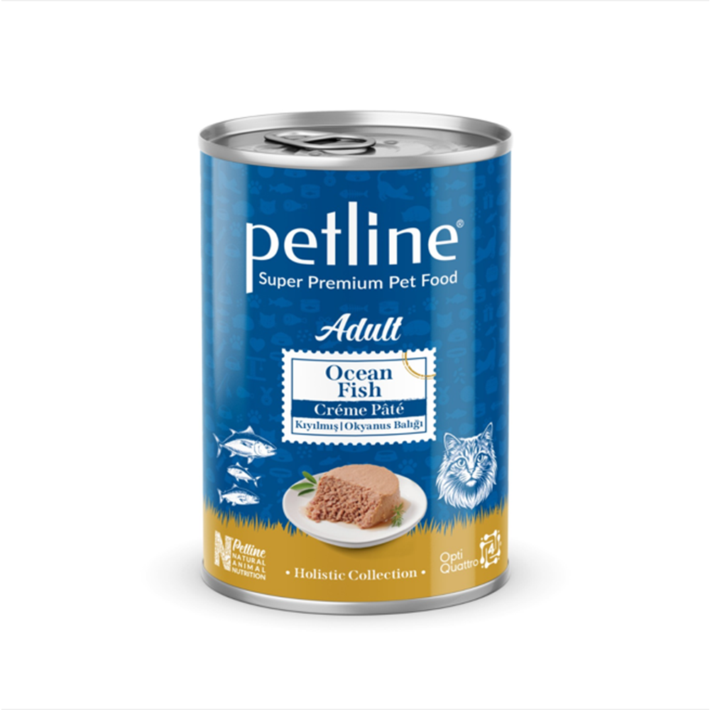 P. S. P. Yetişkin Kedi Konservesi Okyanus Balığı 395 Gr Pate