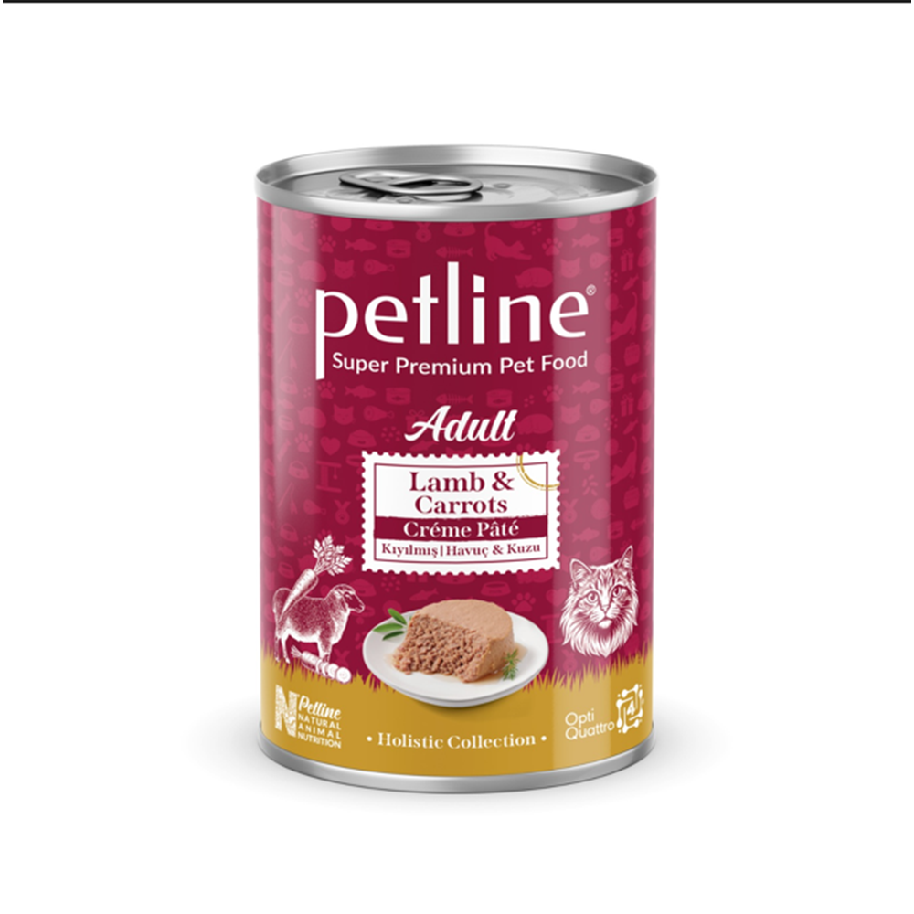 P. S. P. Yetişkin Kedi Konservesi Havuç Ve Kuzu 395 Gr Pate
