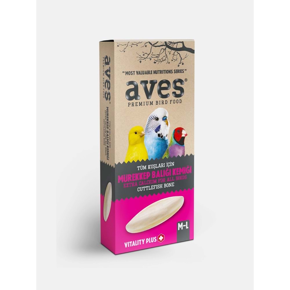 Aves Premium Kalamar Kemiği Küçük 6Lı Paket