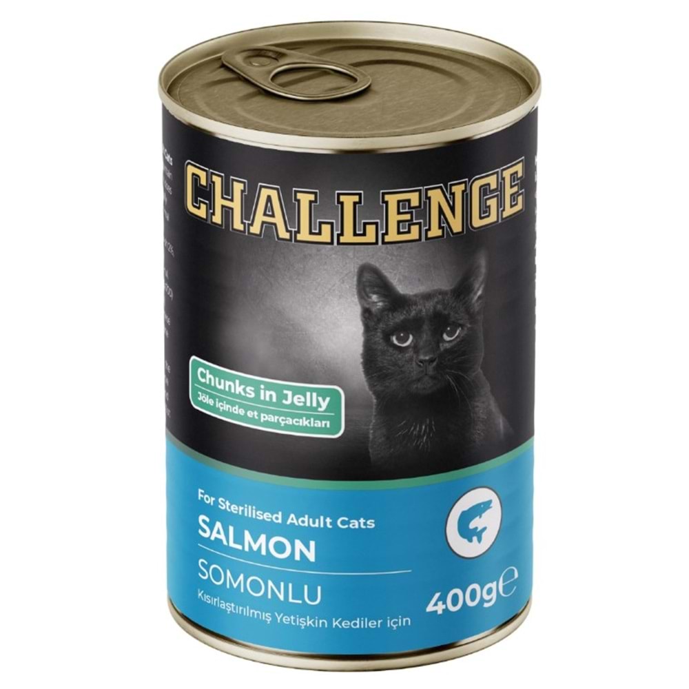 Challenge Konserve Kedi Somonlu Kısır 400 Gr