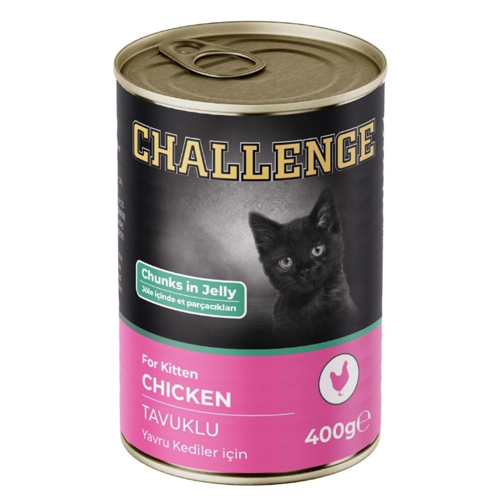 Challenge Konserve Kedi Yavru Tavuklu 400 Gr