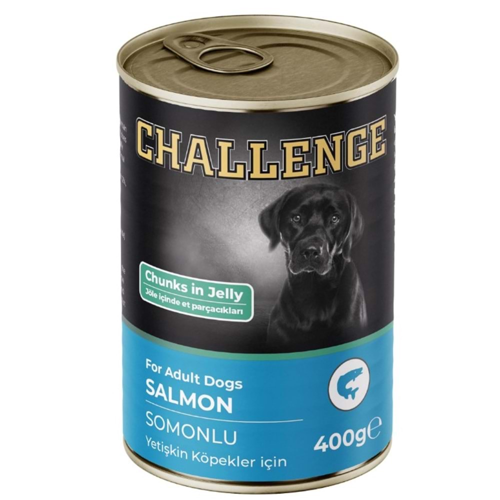 Challenge Konserve Köpek Somonlu Yetişkin 400 Gr