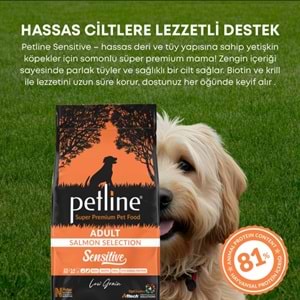 Petline S. P. Yetişkin Köpek Maması Somon Balıklı 3 Kg Sensitive