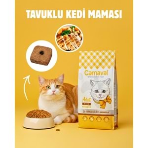 Carnaval Premium Yetişkin Kedi Maması Tavuklu 1.5 Kg