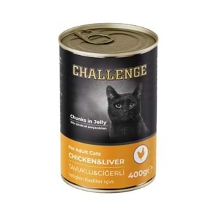 Challenge Konserve Kedi Tavuklu Ciğerli 400 Gr