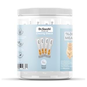 Dr.Sacchi Sterilised Salmon Sıvı Kedi Ödülü 14gr - 30'Lu Kavanoz