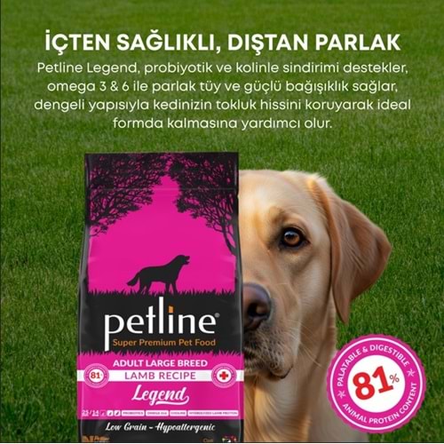 Petline S. P. Yetişkin Köpek Maması Kuzu Etli 12 Kg Legend