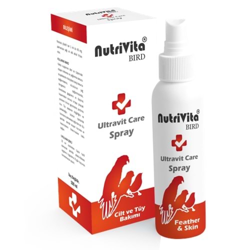 Nutrivita Bird Ultravit Care Spray 100 Ml - Kafes Dezenfektan Sprey