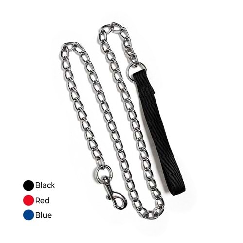 Pet360 Yumuşak Saplı Silona Kedi & Köpek Gezdirme Zinciri 4 mm x 120 cm LCSF-40