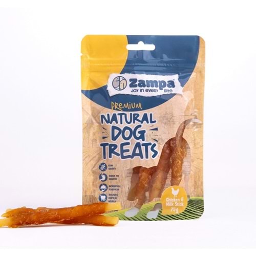 Köpek Ödül Maması Tavuklu ve Sütlü Çubuk 75g ZOD 0003