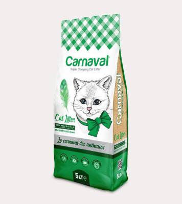 Carnaval Premium Bentonit Kedi Kumu 5 Lt Doğal - 1