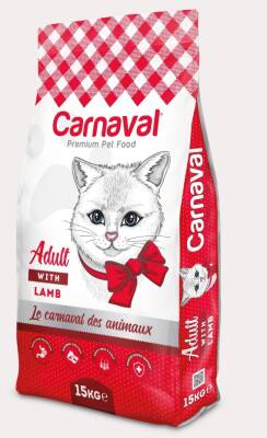 Carnaval Premium Yetişkin Kedi Maması Kuzu Etli 15 Kg - 1