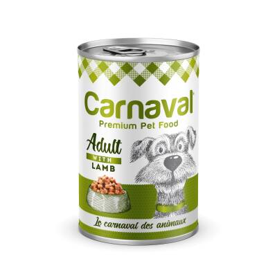 Carnaval Premium Yetişkin Köpek Konservesi Kuzu Etli 400 Gr - 1