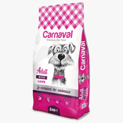 Carnaval Premium Yetişkin Köpek Maması Kuzu Etli 3 Kg - 2