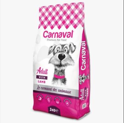 Carnaval Premium Yetişkin Köpek Maması Kuzu Etli 3 Kg - 1