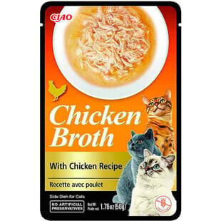 Ciao Chicken Broth Tavuk Sulu ve Tavuklu Kedi Et Suyu Çorbası 50 Gr EU821 - 1