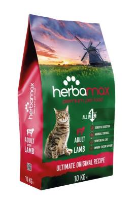 Herbamax P. Yetişkin Kedi Maması Kuzu Etli 10 Kg - 2