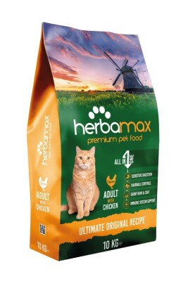 Herbamax P. Yetişkin Kedi Maması Tavuk Etli 10 Kg - 2