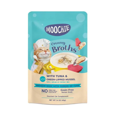 Moochie Pouch Kedi Ödülü Ton-Yeşil Midye 40 Gr - 2