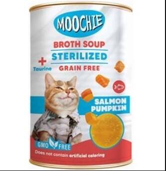 Moochie Et Suyu Ç.Somon Balkabağı Kısır Kedi 135Ml - 1