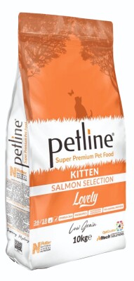 Petline S. P. Yavru Kedi Maması Kitten Somonlu 10 Kg (Lovely) - 1