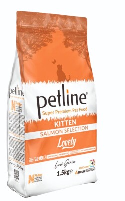 Petline S. P. Yavru Kedi Maması Kitten Somonlu 1.5 Kg (Lovely) - 1