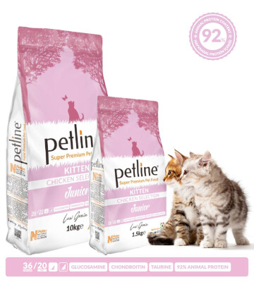 Petline S. P. Yavru Kedi Maması Kitten Tavuklu 10 Kg (Junior) - 3