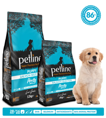 Petline S. P. Yavru Köpek Maması Somon Balıklı 3 Kg (Pretty) - 3