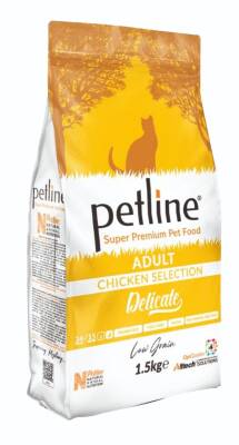 Petline S. P. Yetişkin Kedi Maması Tavuklu 1.5 Kg (Delicate) - 1