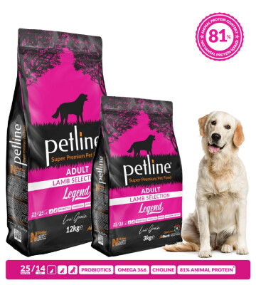 Petline S. P. Yetişkin Köpek Maması Kuzu Etli 12 Kg (Legend) - 4