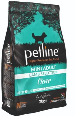 Petline S. P. Yetişkin Köpek Maması Mini Irk Kuzu Etli 3 Kg (Clever) - 1