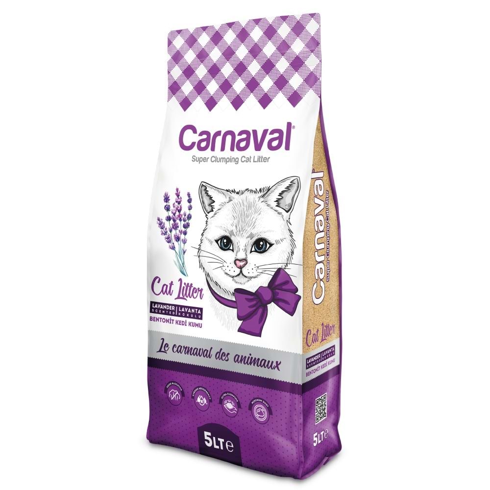 C. P. Bentonit Kedi Kumu 5 Lt Lavanta