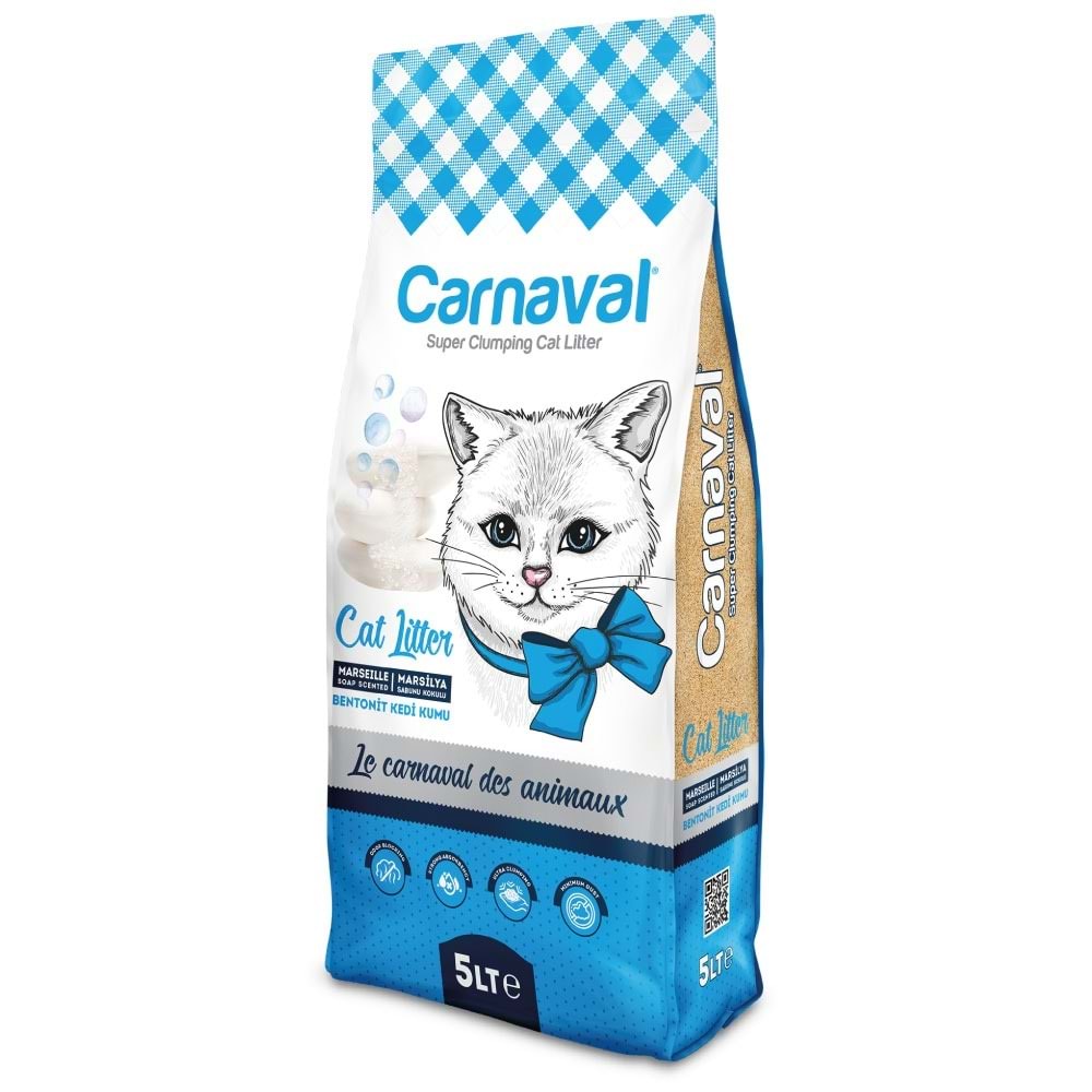 C. P. Bentonit Kedi Kumu 5 Lt Marsilya