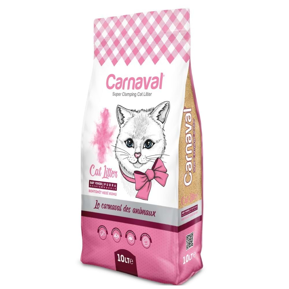 C. P. Bentonit Kedi Kumu 10 Lt Pudralı