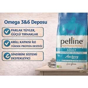 Petline Super Premium Yetişkin Kedi Maması Hamsili 1.5 Kg Anchovy
