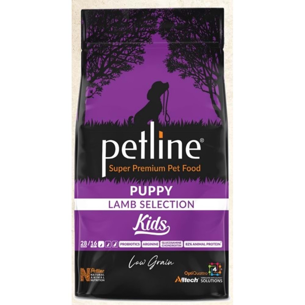 Petline Super Premium Yavru Köpek Maması Kuzu Etli 12 Kg Kids