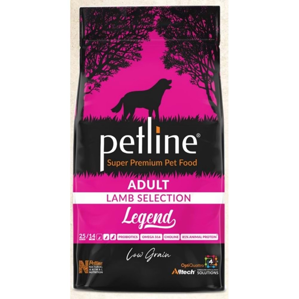 Petline Super Premium Yetişkin Köpek Maması Kuzu Etli 12 Kg Legend