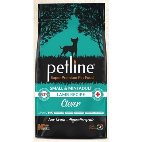 Petline Super Premium Yetişkin Köpek Maması Small&Mini Irk Kuzu Etli 6 Kg Clever