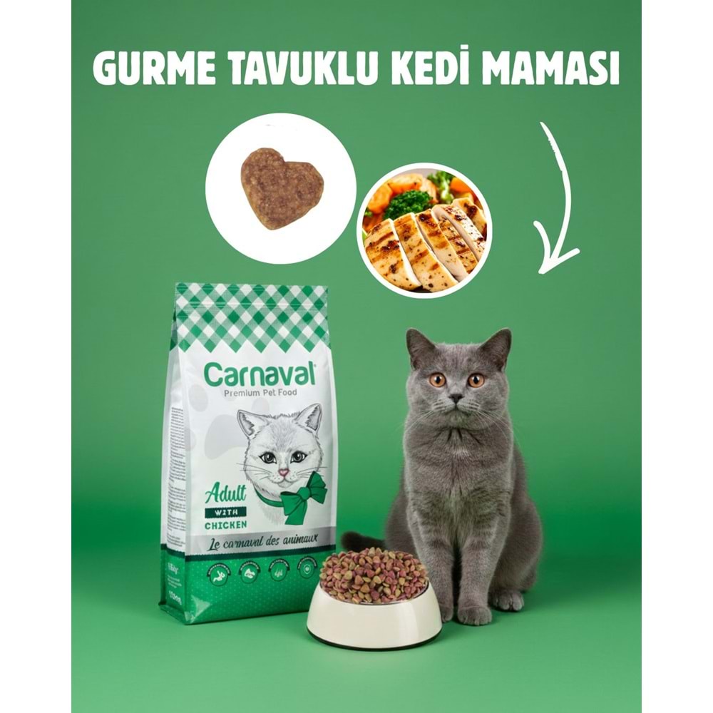 Carnaval Premium Yetişkin Kedi Maması Gourmet 1.5 Kg