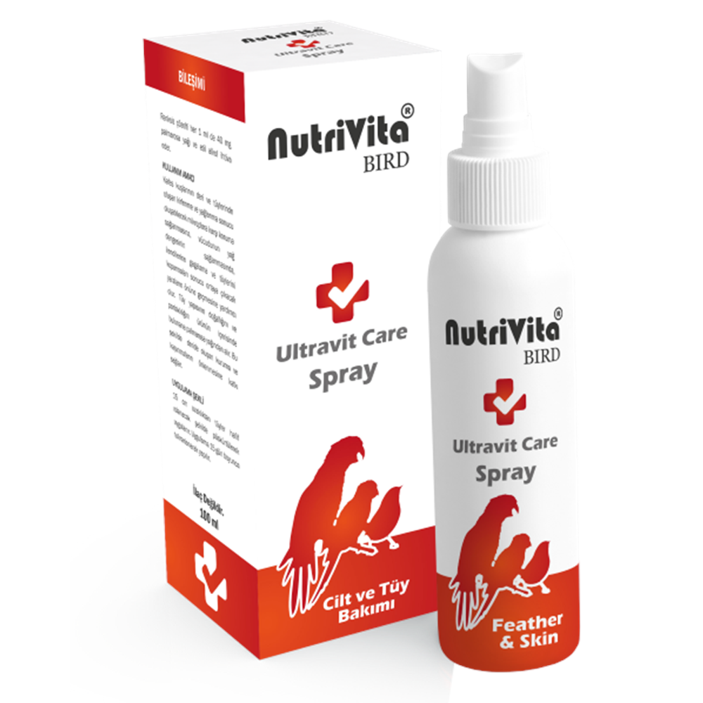 Nutrivita Bird Ultravit Care Spray 100 Ml - Kafes Dezenfektan Sprey