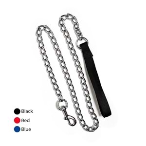 Pet360 Yumuşak Saplı Silona Köpek Gezdirme Zinciri 3 mm x 120 cm LCSF-30