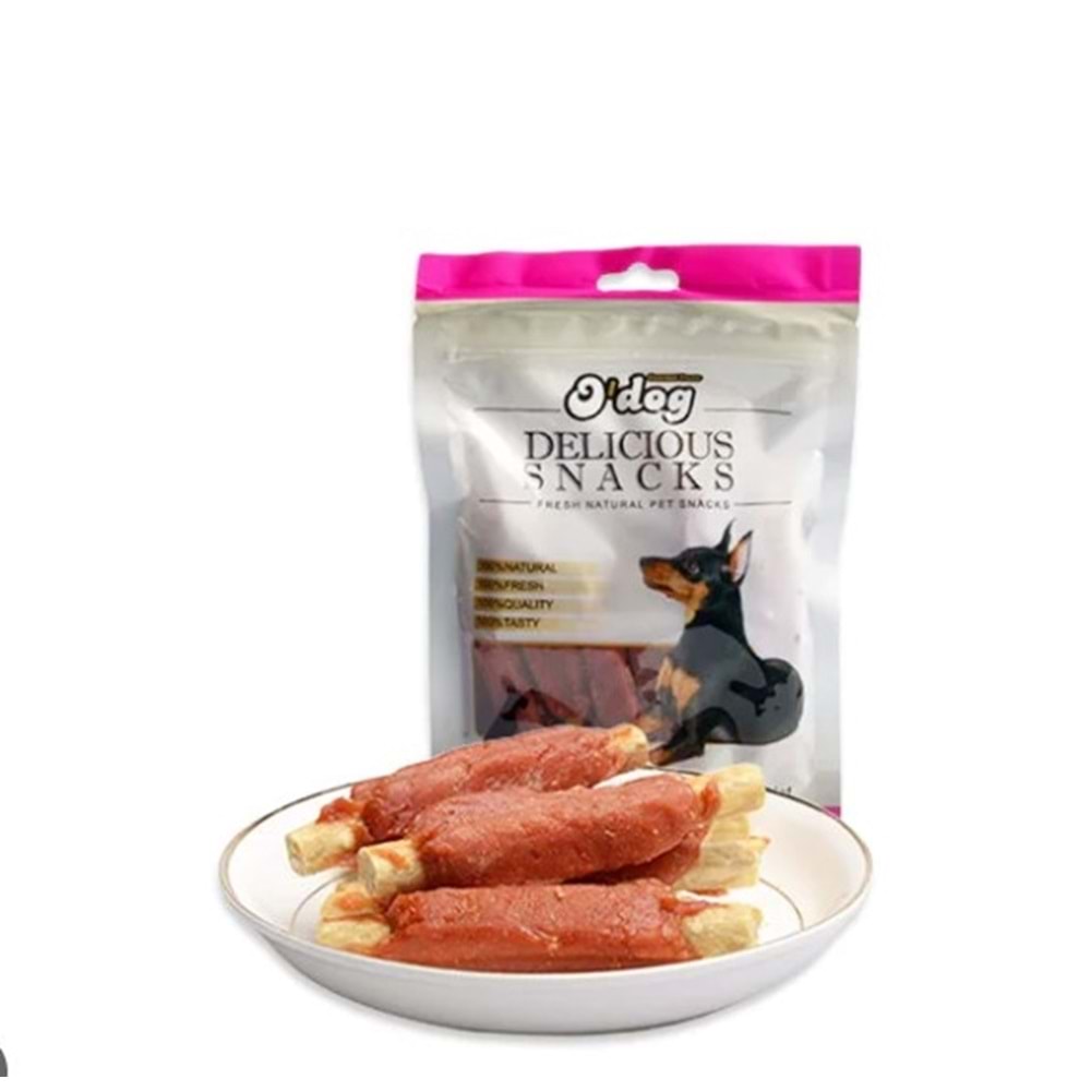 O Dog Kuzu Sargılı Çubuk Köpek Ödülü 100 Gr Dt5086